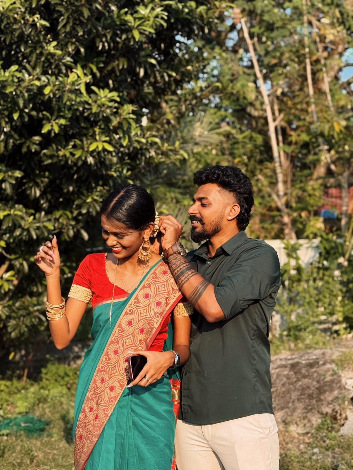Arvind and Kavya